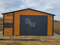 Garaż blaszany 4x5m + wiata 1x5m - brama - drzwi - okno   dach TKD269 Rawa Mazowiecka - zdjęcie 5