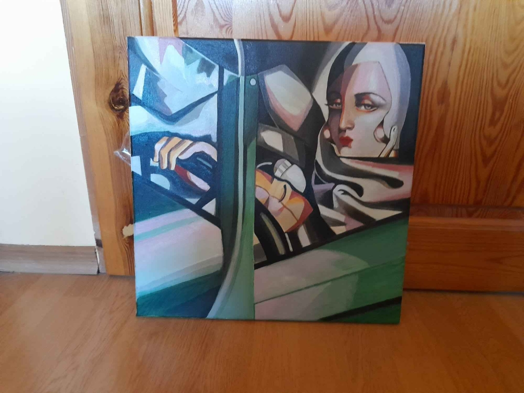 tamara Łempicka Kobieta w zielonym Bugatti 2 Katowice - zdjęcie 3