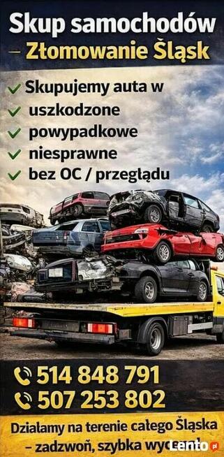 Złomowanie aut Tychy – skup aut powypadkowych Śląsk Katowice - zdjęcie 1