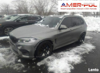 BMW X5 M 2017, 4.4L, 4x4, uszkodzony przód