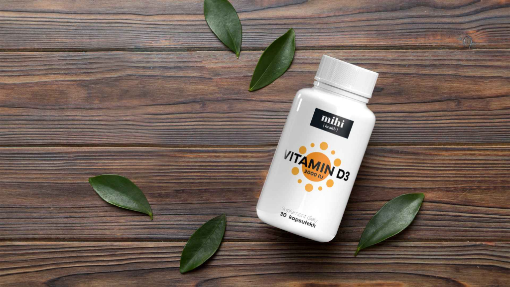 Witamina D3 2000 - Olej z ryb morskich Grunwald - zdjęcie 1