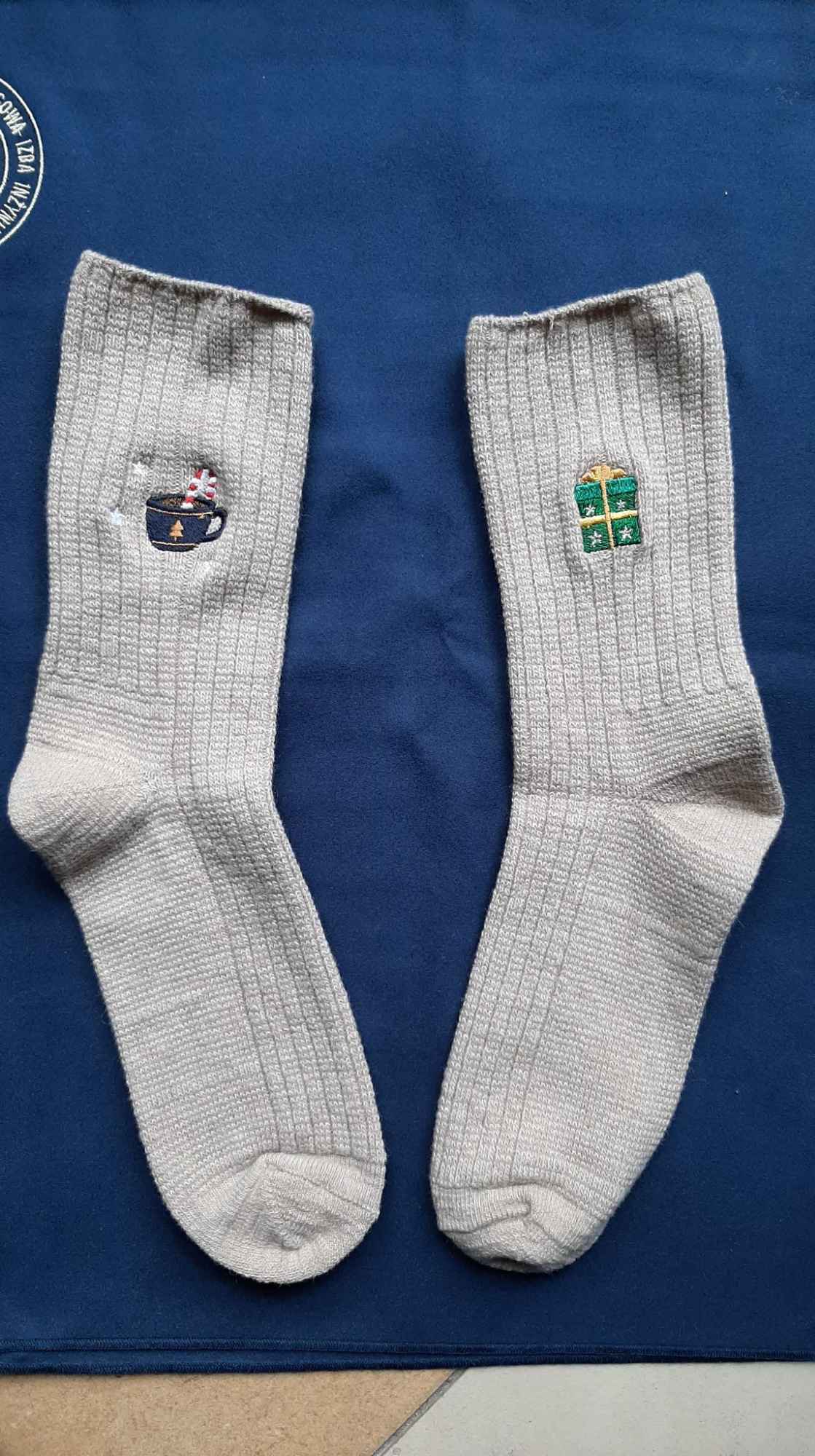 Haft na skrpetkach, skarpety z haftem, logo na skarpetkach, hafciarnia Pabianice - zdjęcie 3