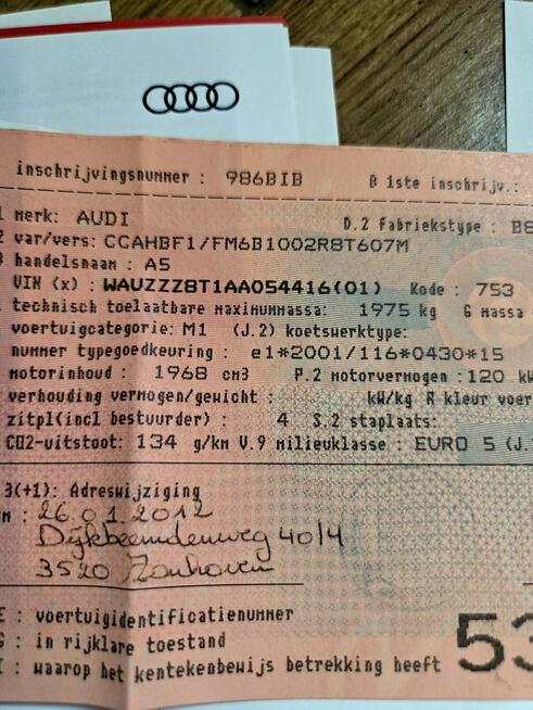 A5 2.0 TDI 170 KM hak SKÓRA xenon NAVI klima SERWIS 2010 Tychy - zdjęcie 8