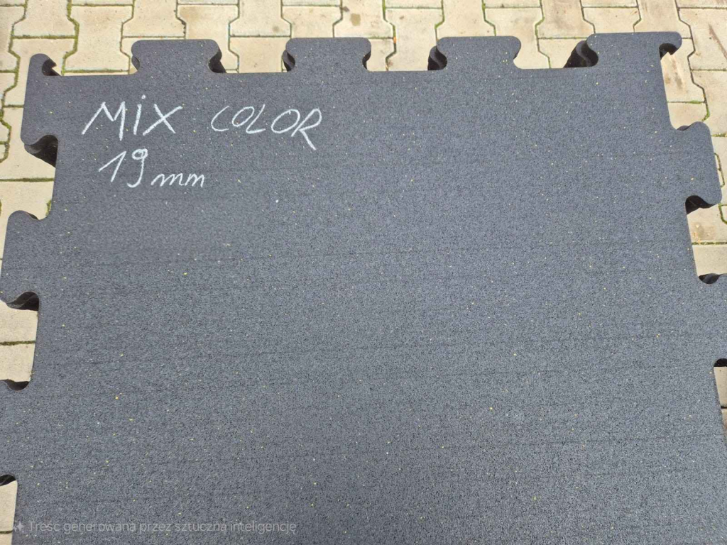 Maty gumowe PUZZEL z granulatu SBR- basen, zjeżdżalnie, piaskownice... Wolbrom - zdjęcie 3