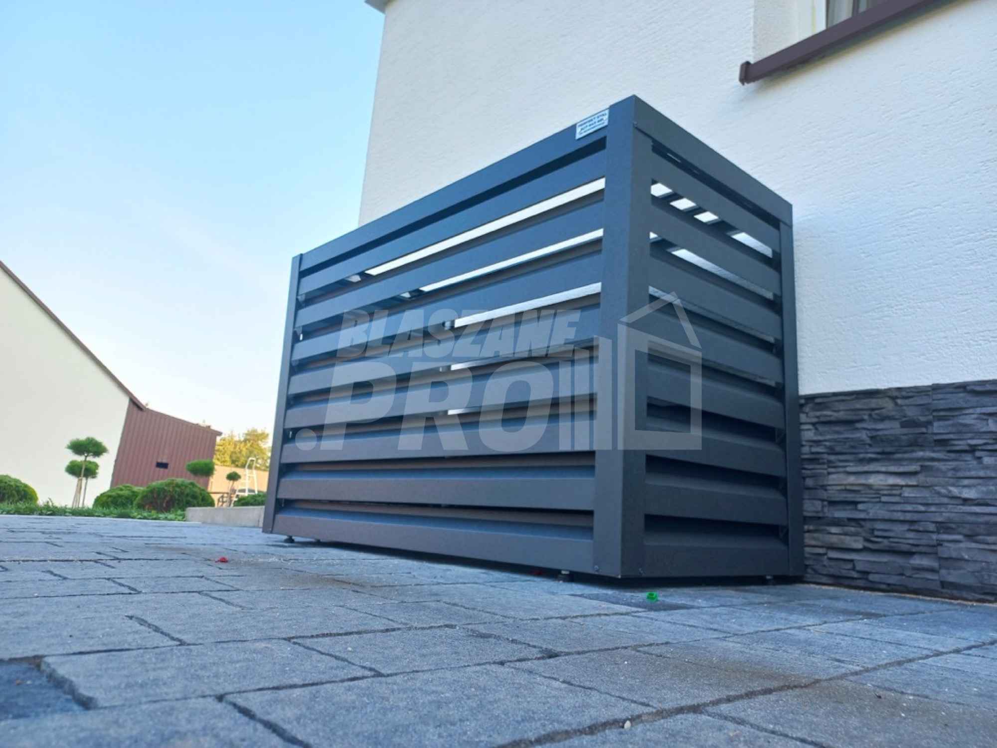 Osłona klimatyzatora - pompy ciepła 100x40x90 cm antracyt GP307 Radom - zdjęcie 7