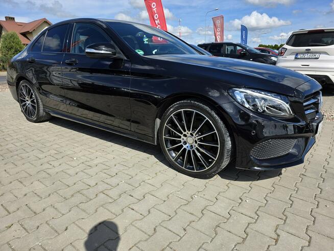 Mercedes C 180 1.6 156ps Benzyna Klimatronic NAVI FULL LED AMG Gniezno - zdjęcie 6