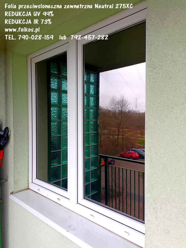 Folkos folie  przeciwsłoneczne Warszawa - Oklejamy okna Folia Silver Białołęka - zdjęcie 6