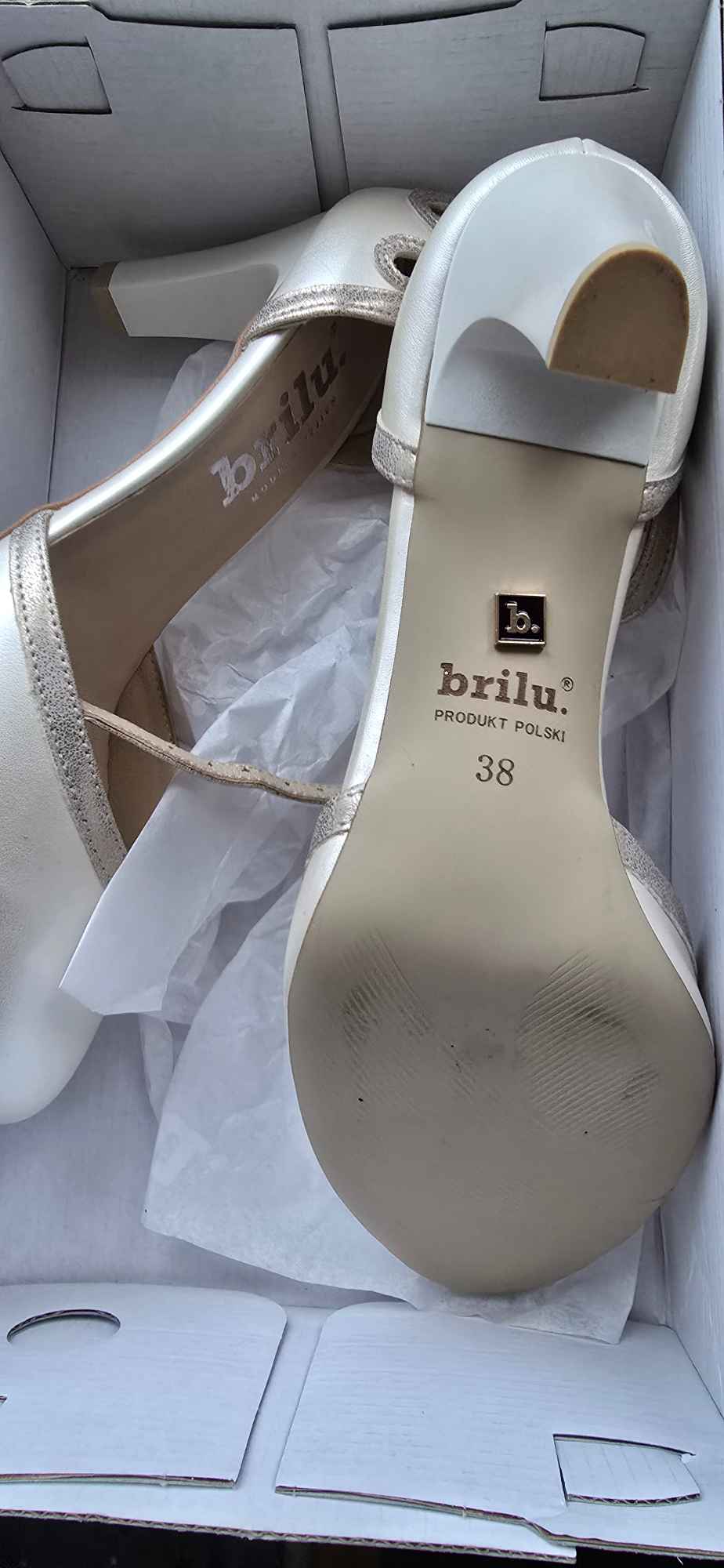 Buty slubne roz 38 nowr Raków - zdjęcie 4