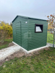 Schowek Domek ogrodowy 3x2m  drzwi - zielony - dach dwuspadowy ID780 Sanok - zdjęcie 2