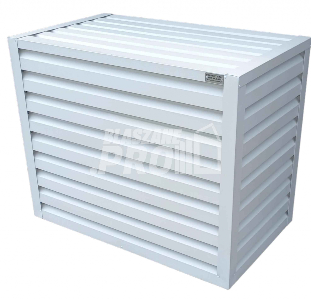 Osłona klimatyzatora - pompy ciepła 90x50x110 cm biały GP301 Olsztyn - zdjęcie 1