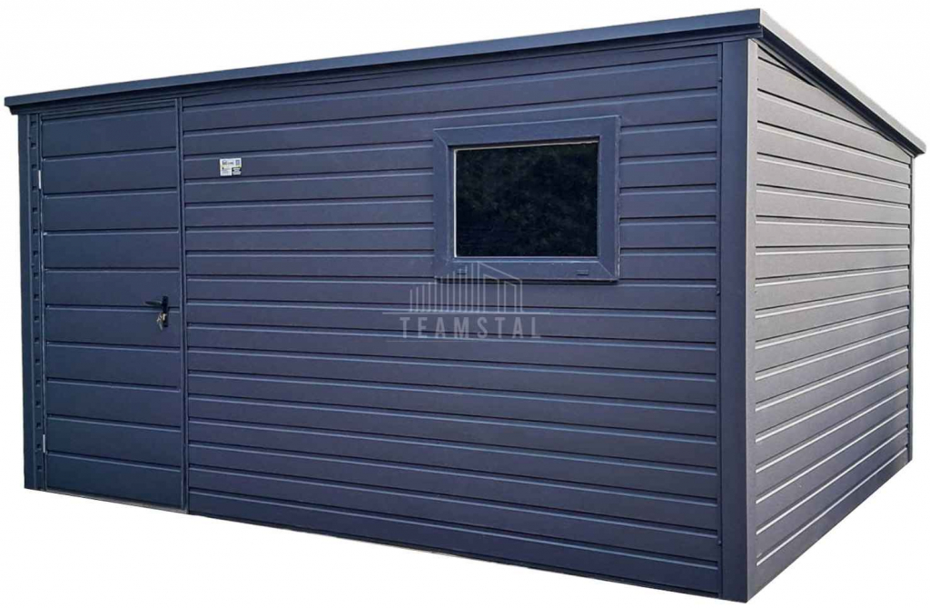 Schowek domek ogrodowy 3,5x2,5m - Drzwi okno  dach spad w tył TS1053 Jarocin - zdjęcie 1