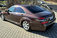 Mercedes S 350 3.5 272KM Biała skóra brązowy metalik Świętoszówka - zdjęcie 4