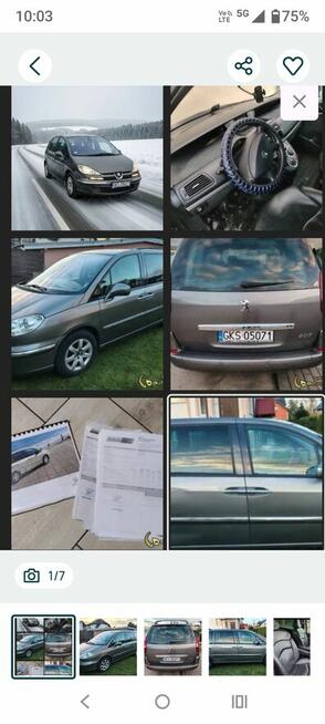 Peugeot 807 | 2009 | 2.0 HDi | Full Opcja | Długie Opłatyi Kościerzyna - zdjęcie 1