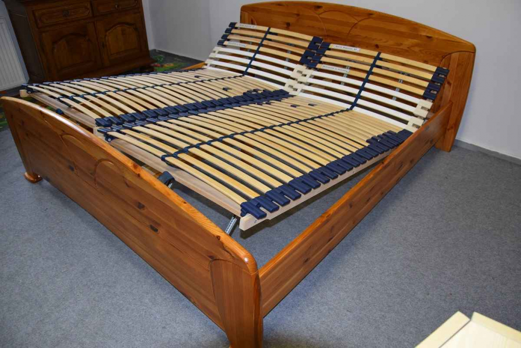 łóżko z drewna sosnowego z nowymi materacami Olsztyn - zdjęcie 6