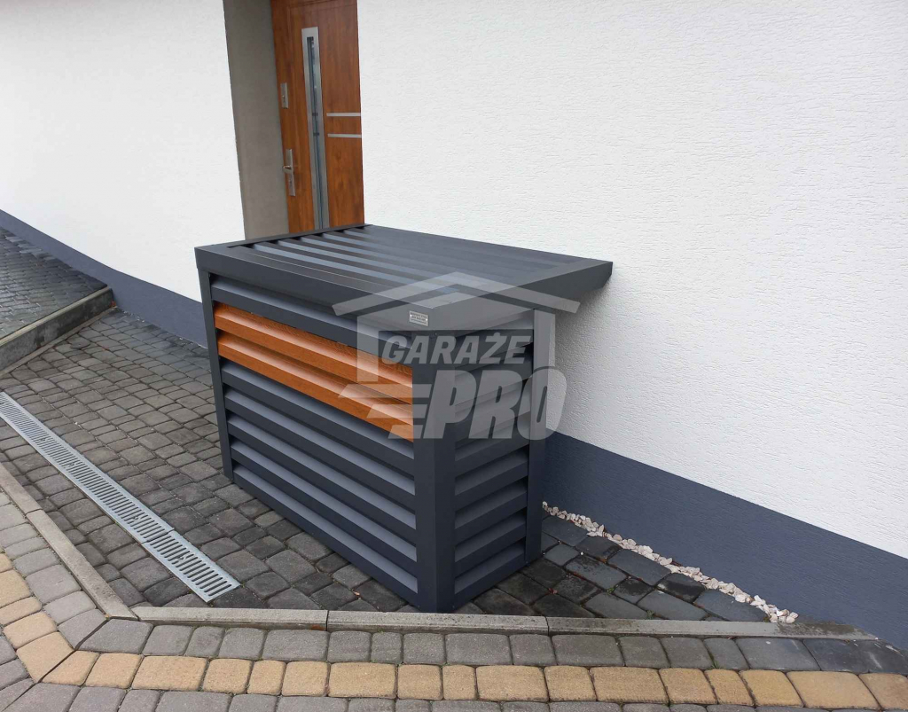 Osłona klimatyzatora - pompy ciepła 90x60x100 cm antracyt GP304 Gdynia - zdjęcie 8