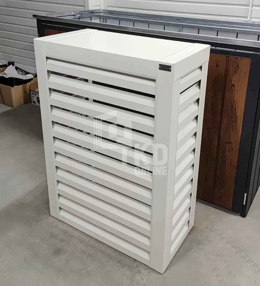 Osłona klimatyzatora – pompy ciepła 100x40x150 cm biały TKD445 Przemyśl - zdjęcie 4