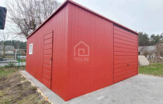 Garaż blaszany 6x6 - Brama uchylna - drzwi - dac w tył PLG113 Rybnik - zdjęcie 6