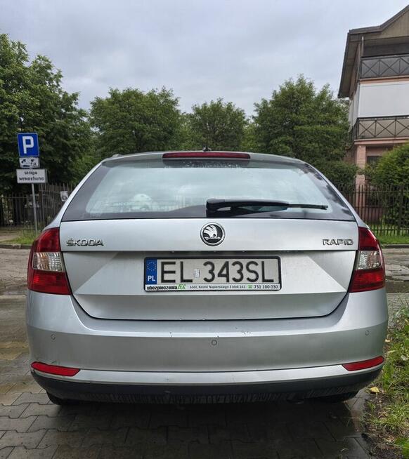 SKODA Rapid 1.6 TDI, 2014, II właściciel Łódź - zdjęcie 9