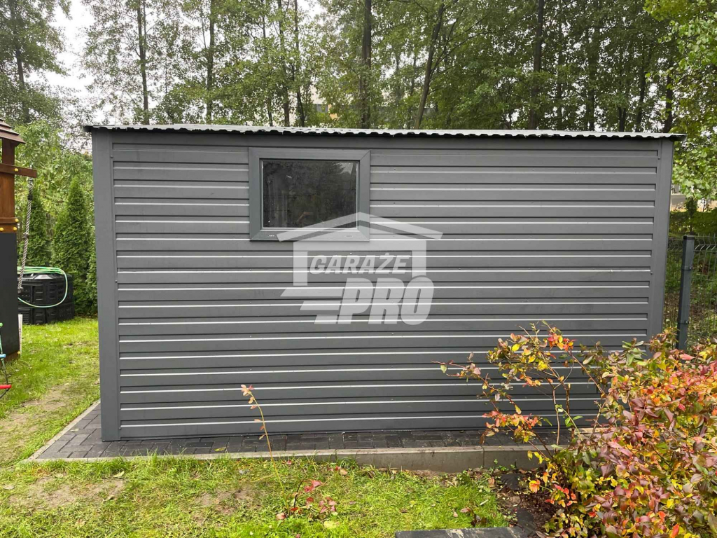 Domek Ogrodowy 4x4 wiata drzwi 2 okno dwuskrzydłowe Dach dwuspad GP236 Tarnów - zdjęcie 5