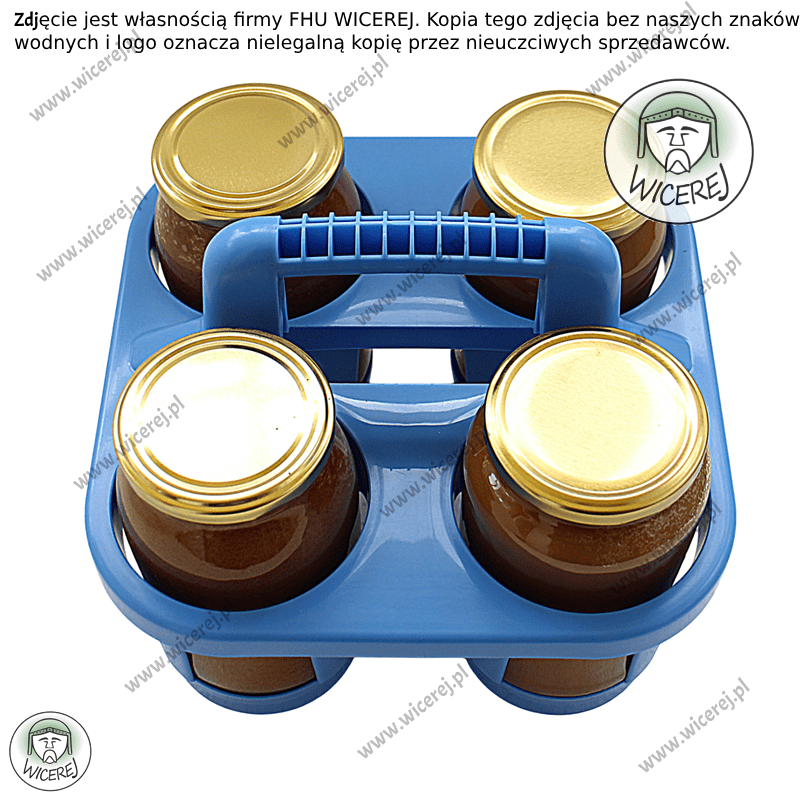 Koszyk do transportu słoików Solidny, Gruby Plastik, Kobiałka miód Jaśliska - zdjęcie 9