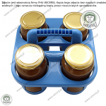 Koszyk do transportu słoików Solidny, Gruby Plastik, Kobiałka miód Jaśliska - zdjęcie 9