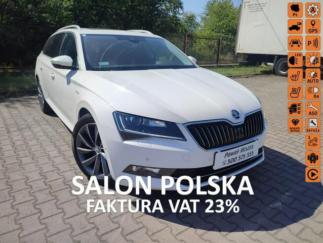 Škoda Superb Salon Polska fv23 bezwypadkowy L$K Otwock - zdjęcie 1