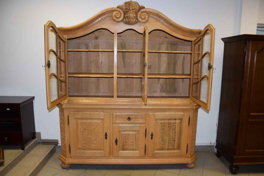 kredens z drewna dębowego - super stan Olsztyn - zdjęcie 4