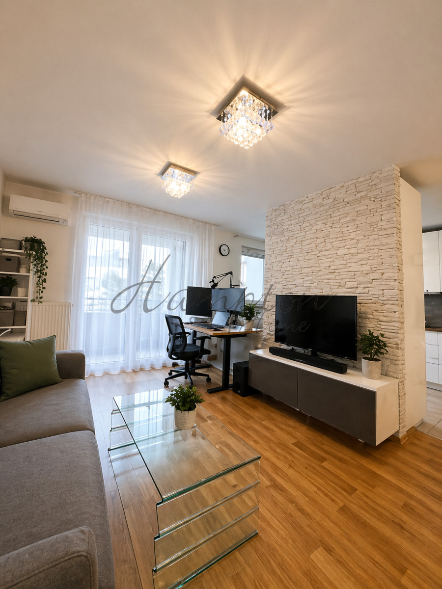 Gotowe  2 pokojowe mieszkanie Marina Mokotów Mokotów - zdjęcie 2