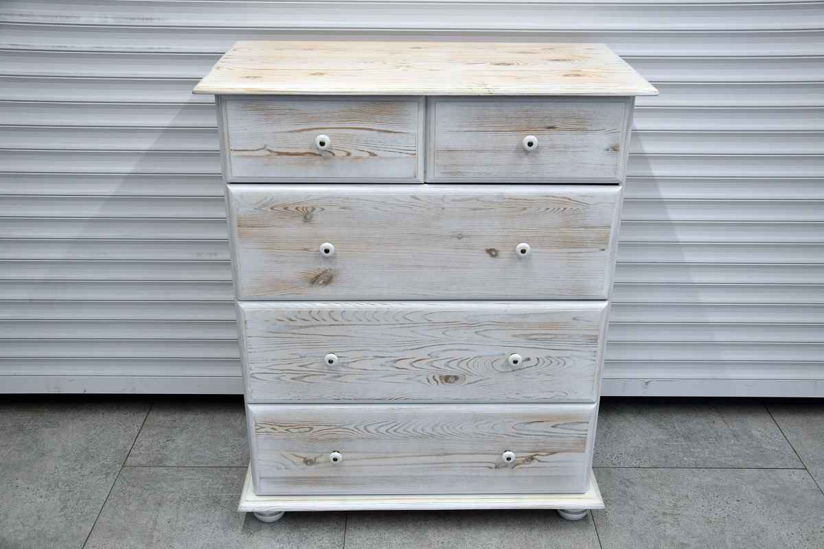 komoda z szufladami z drewna sosnowego - jak nowa Olsztyn - zdjęcie 1