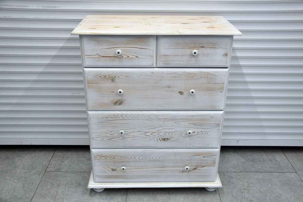 komoda z szufladami z drewna sosnowego - jak nowa Olsztyn - zdjęcie 1