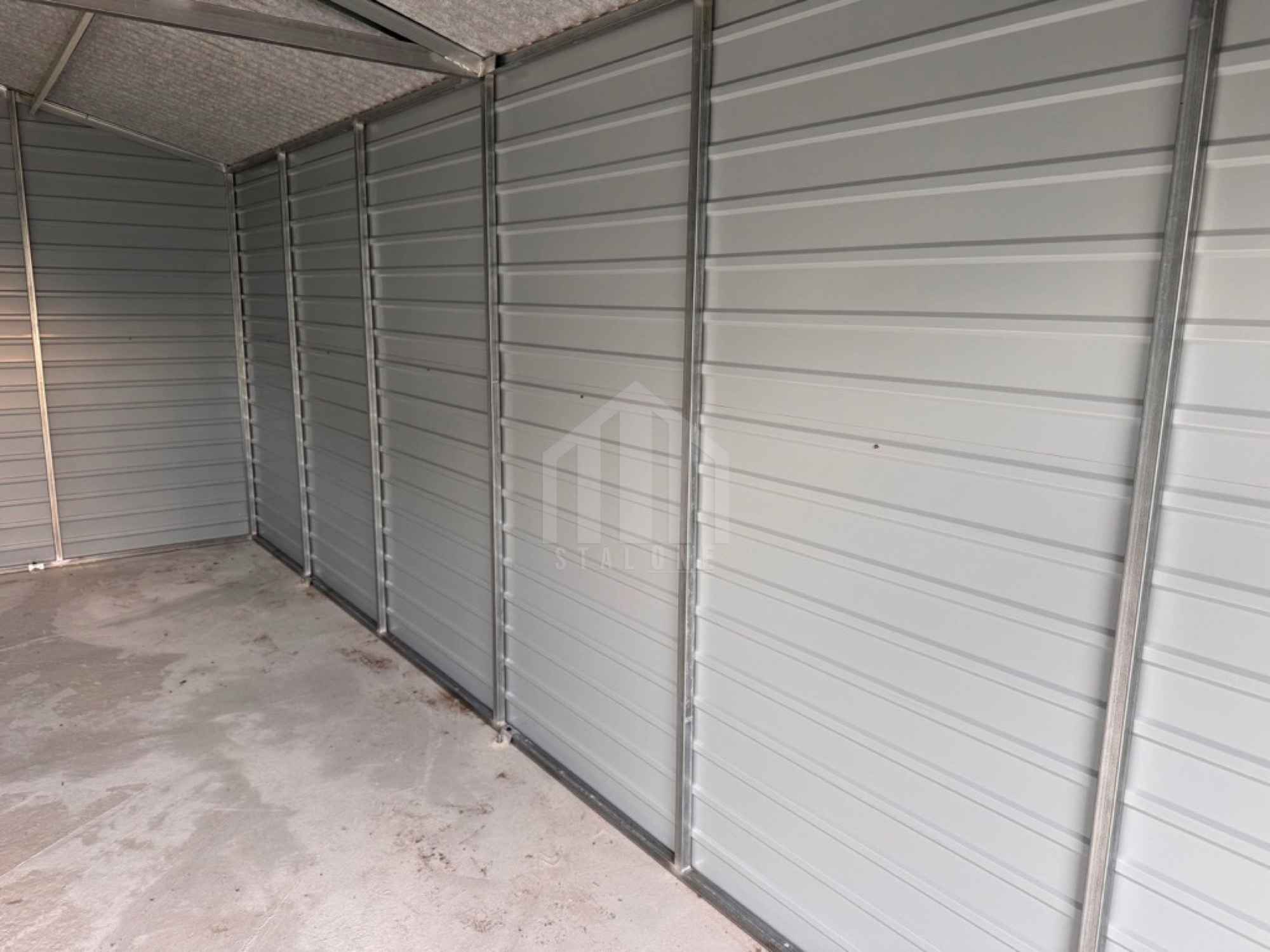 Garaż blaszany 5x6 m brama drzwi okno drewnopodobny dach SO189 Kraśnik - zdjęcie 5