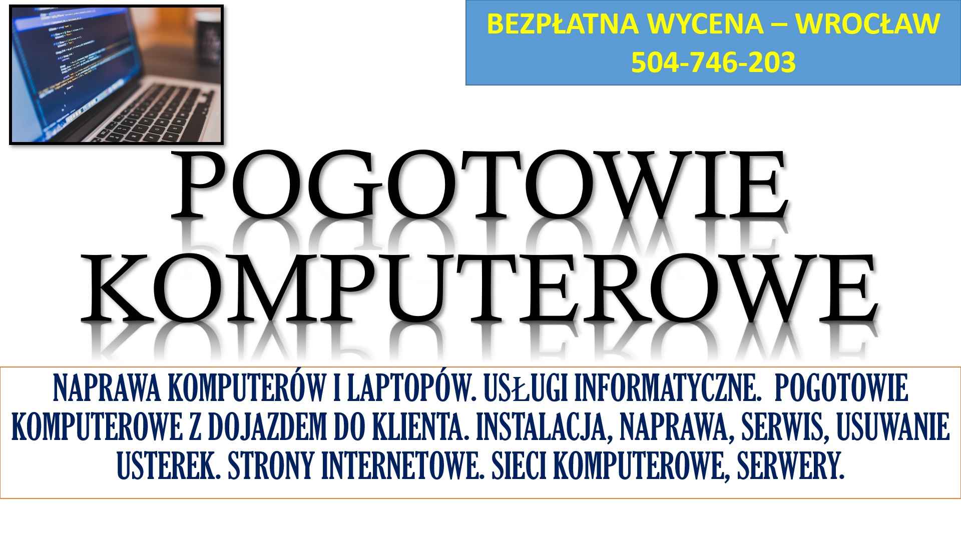 Naprawa komputerów i laptopów, cennik. Tel. 504-746-203. Wrocław. Psie Pole - zdjęcie 4