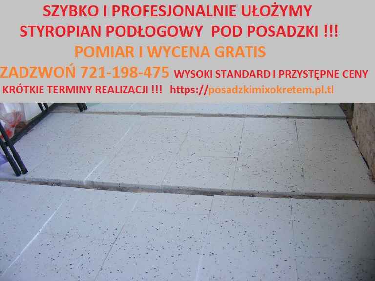 Układanie styropianu pod wylewki , izolacje ocieplenia podłóg Grodzisk Mazowiecki - zdjęcie 2