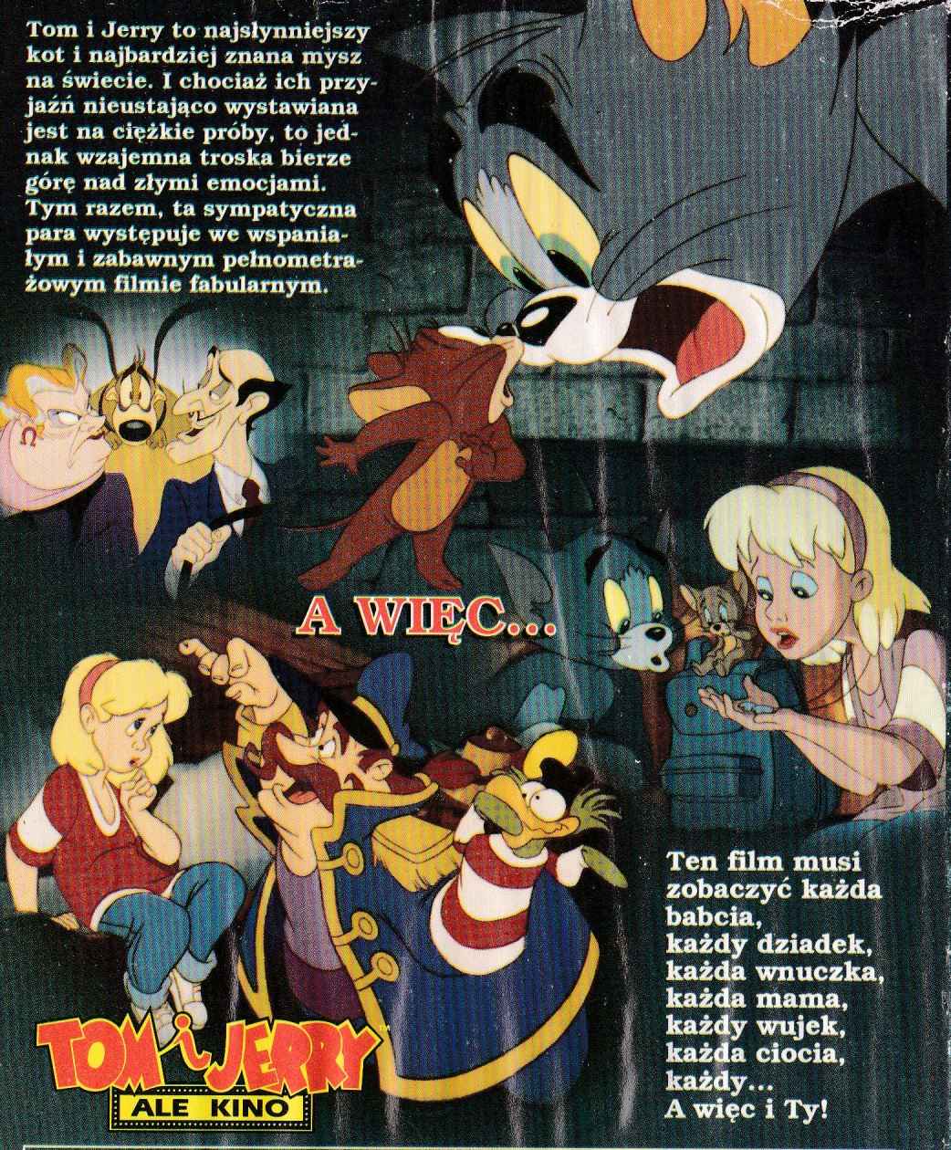 TOM i JERRY  Ale kino   Bajka na DVD Praga-Północ - zdjęcie 2