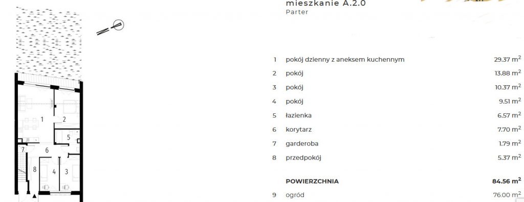 GOTOWE! 4pok.mieszkanie z ogrodem w zielonej okolicy/Krzyki/Ołtaszyn Wrocław - zdjęcie 8